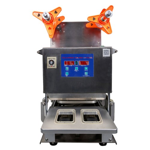 Запайщик лотков Hualian HL-95A SS (187х137x63 мм, 2 лотка за цикл)