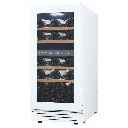 Винный шкаф Cellar Private CP027-2TWH белая дверь со скрытой рукояткой