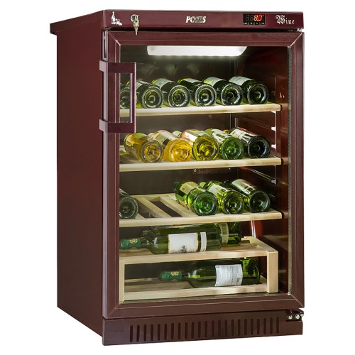 Винный шкаф POZIS ШВ-39, вишневый