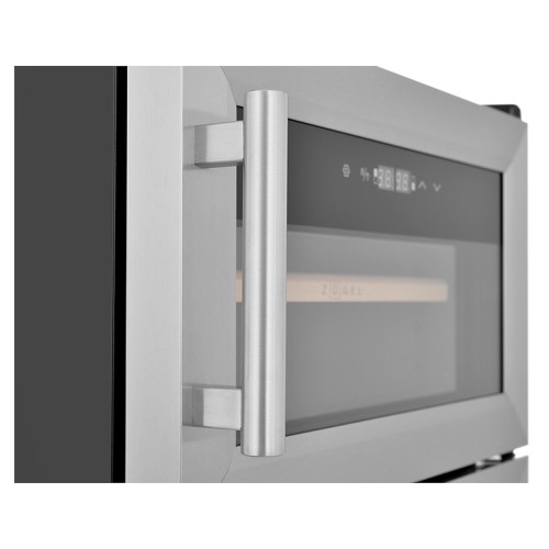 Винный шкаф - хьюмидор Zugel ZTH80DX нержавеющая сталь