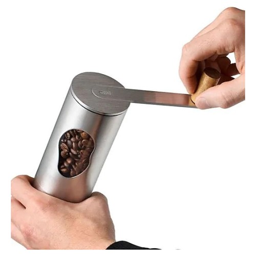 Кофемолка ручная Adhoc Mrs. Bean MC02, дерево акации / нерж. сталь