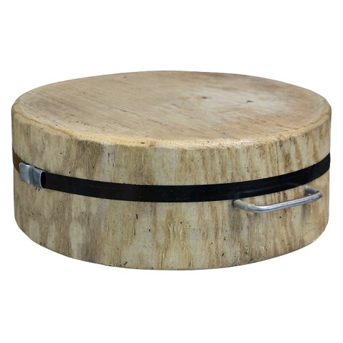 Колода разрубочная Luxstahl 300-600х120-170 мм настольная, дуб, без подставки