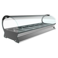 Витрина тепловая КОБОР SE-6H серебряная