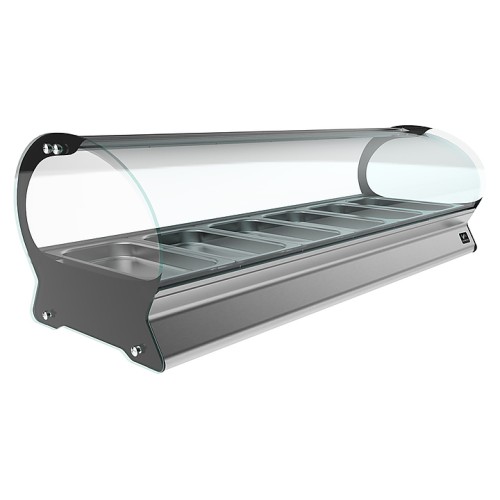 Витрина тепловая КОБОР SE-6H серебряная