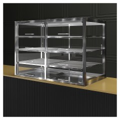 Витрина холодильная для салатов встраиваемая Finist AQUARIUM ВХВс-15/7/14 (3 полки - решетки нерж. сталь)