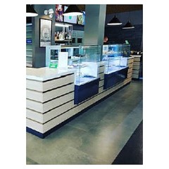 Витрина кондитерская ENTECO MASTER НЕМИГА CUBE ПС PREMIUM 93 ВВ-0,3-1,8-1-5В (встроенный агрегат) без боковин