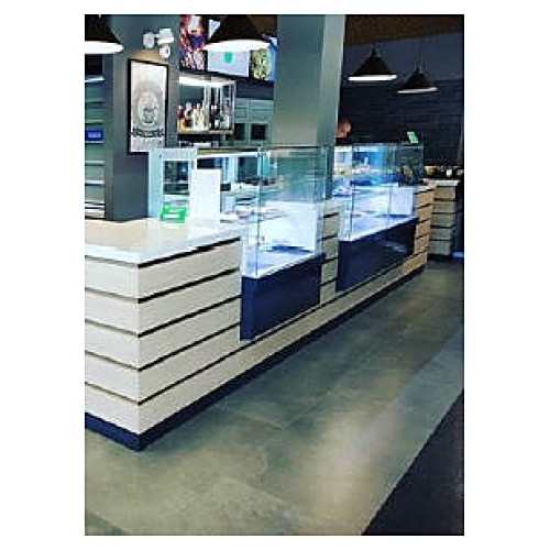 Витрина кондитерская ENTECO MASTER НЕМИГА CUBE ПС PREMIUM 93 ВВ-0,3-1,8-1-5В (встроенный агрегат) без боковин