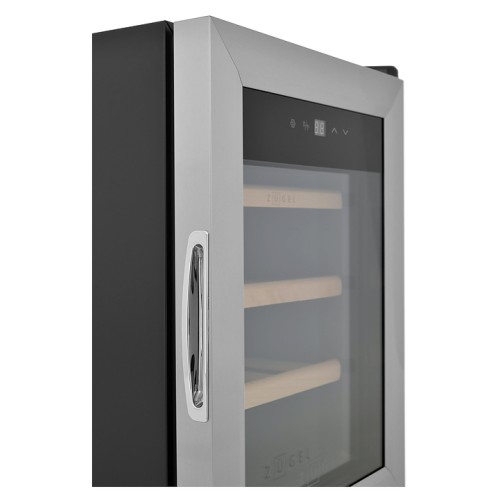 Винный шкаф Zugel ZTWF121B черный