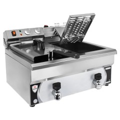 Фритюрница электрическая Yukon Eco Class MFR-60E 8+8 л