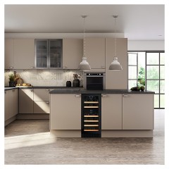 Винный шкаф Temptech Prestige PRESQ38DB двухзонный черный