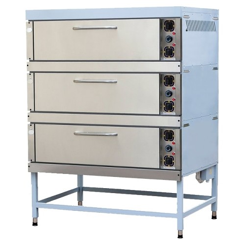 Шкаф пекарский ONEGA ШПЭНМр-3 П с парогенератором (фронт и двери из нерж. стали)