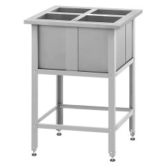 Ванна моечная для яиц Mecon Norma Inox ВМСн 700х700х860 мм ножка угловая