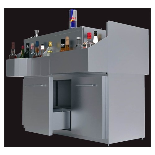 Модуль барный БАР-РУС БР-Б/99 Ледовая крепость (выдвижные ящики)