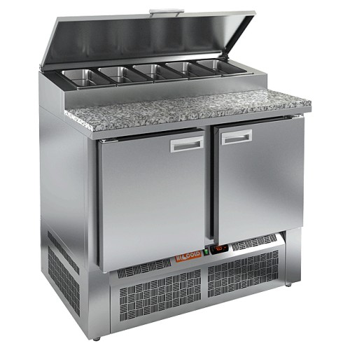 Стол для пиццы HICOLD PZE1-11/GN (1/3H) камень