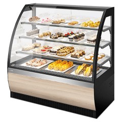 Витрина кондитерская Chilz VETE LUX 130 серый, ясень наварра