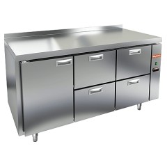 Стол морозильный HICOLD GN 122/BT P с бортом (выносной агрегат)