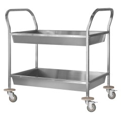 Тележка для сбора посуды Mecon Profi Inox ТДПп 900х600х860 мм 2 уровня