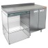 Стол под посудомоечную машину HICOLD НБМСЗКП-12/6БЛ c левым крылом и бортом