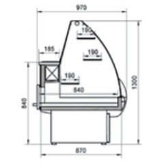 Витрина холодильная Марихолодмаш Таир ВХСд-1,2