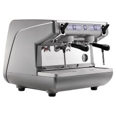 Кофемашина Nuova Simonelli Appia Life Compact 2Gr S серый металлик, высокие группы, экономайзер, полуавтомат