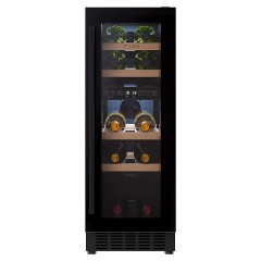 Винный шкаф Lex LWD3017BL dual zone черный