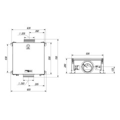 Установка приточная Ventmachine Colibri 1000 AC G3 (GTC, фаза 3)