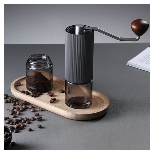 Кофемолка механическая ZeroHero S02 серая