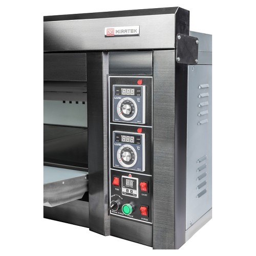 Печь хлебопекарная Miratek BK-12E + каменный под (1 ярус) + пароувлажнение