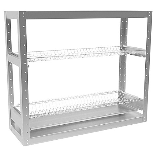 Стеллаж для тарелок ПищТех Стандарт СКТСН-11КС-2М