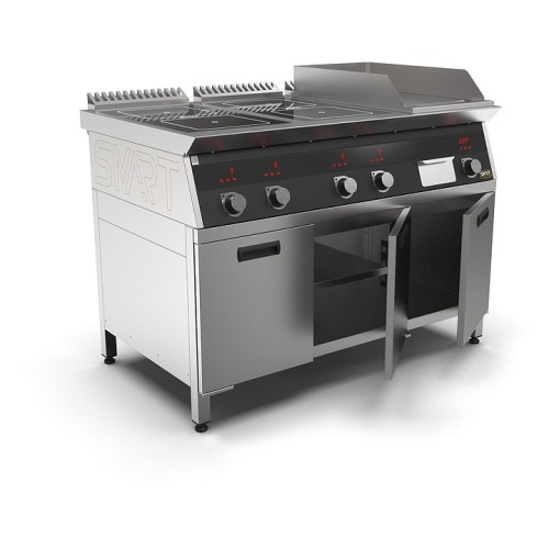 Плита индукционная комбинированная SMART INDUCTION K76-5KPB (с грилем)