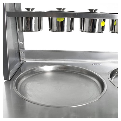 Фризер для жареного мороженого Foodatlas KCB-2F (контейнеры, 2 компрессора)