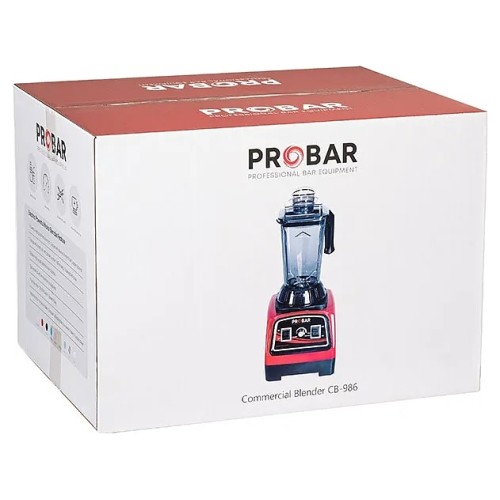 Блендер ProBar CB-986 2,5 л красный / черный