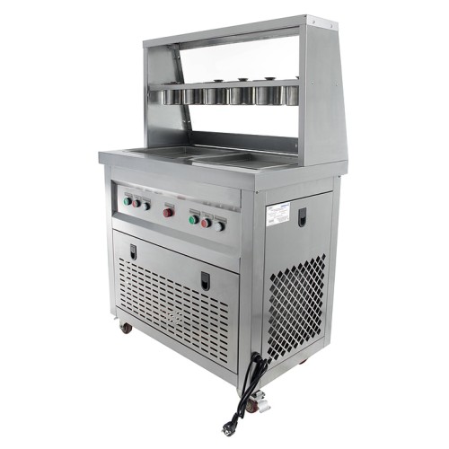 Фризер для жареного мороженого Foodatlas KCB-2F (контейнеры, 2 компрессора)