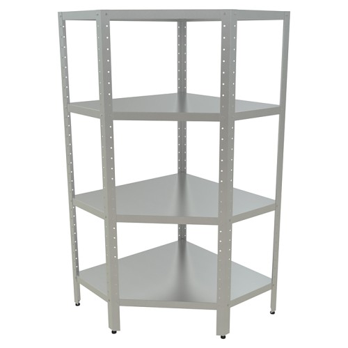 СТЕЛЛАЖ КУХОННЫЙ УГЛОВОЙ КОБОР СКУ-3/6-100/70/430