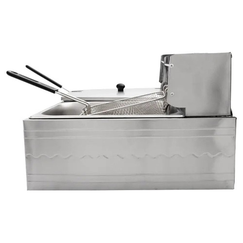 Фритюрница EKSI 6L+6L Electric Fryer