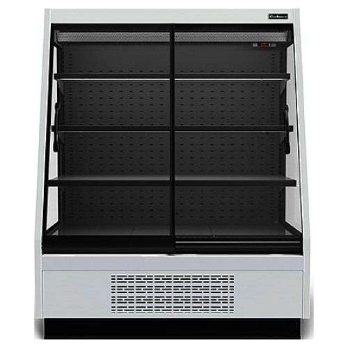 Горка холодильная Carboma F16-08 VV 1,0-1 STANDARD фронт X1 версия 2.0 9006-9005