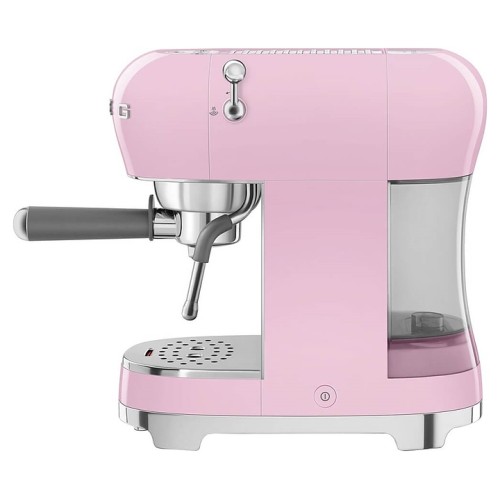Эспрессо кофемашина SMEG ECF02PKEU пастельная розовая