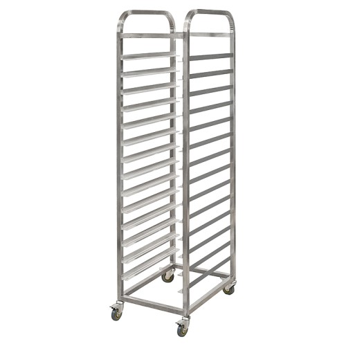 Тележка-шпилька для противней Luxstahl ТШГ-15 (600x400) нерж.