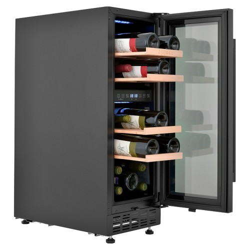 Винный шкаф Zugel ZCWI170DB черный