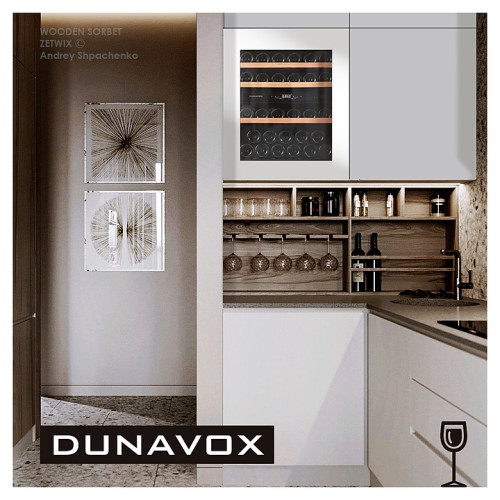 Винный шкаф Dunavox DAV-32.81DW.TO