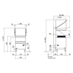 Машина посудомоечная Krupps CH100+DGT115+1212100K