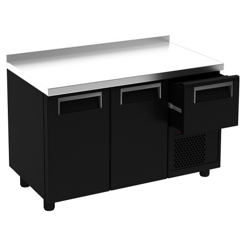 Стол холодильный для кофемашин Carboma T57 M2-1 9006-29 (BAR-250) с бортом