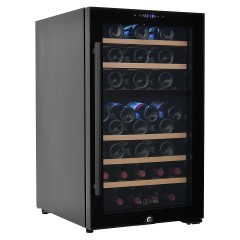 Винный шкаф Zugel ZCWF521DB черный