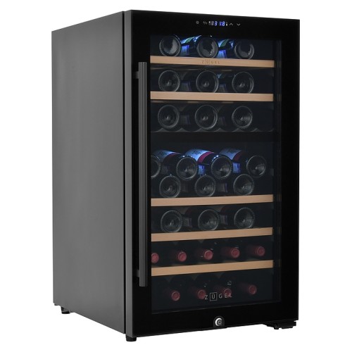 Винный шкаф Zugel ZCWF521DB черный