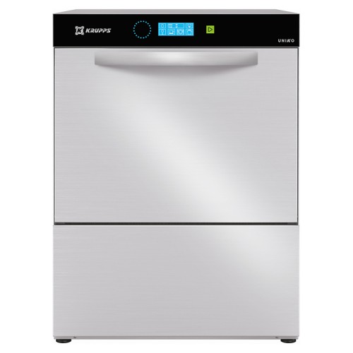 Машина посудомоечная с фронтальной загрузкой Krupps Elitech EL51E дисплей UNK51 система SOFT Start SST10, сливной насос DP45, ТЭН бойлера HP90 8,1 кВт, осмос SO3100K
