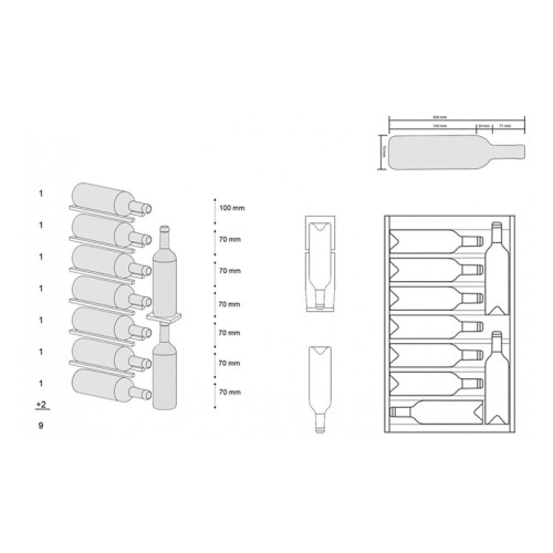 Шкаф винный Dunavox DAUF-8.23B