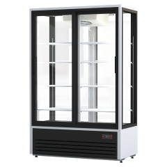 Шкаф холодильный Премьер ШВУП1ТУ-1,12К4 (двери-купе, остекление с четырех сторон)