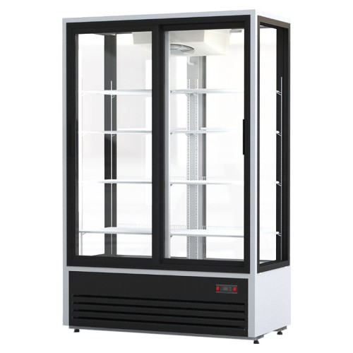 Шкаф холодильный Премьер ШВУП1ТУ-1,12К4 (двери-купе, остекление с четырех сторон)