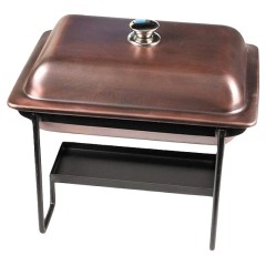 Чафинг-диш P.L. Proff Cuisine 73038004 / SG-95465 (A) 3 л 37х27 см (нерж. сталь) антик на подставке