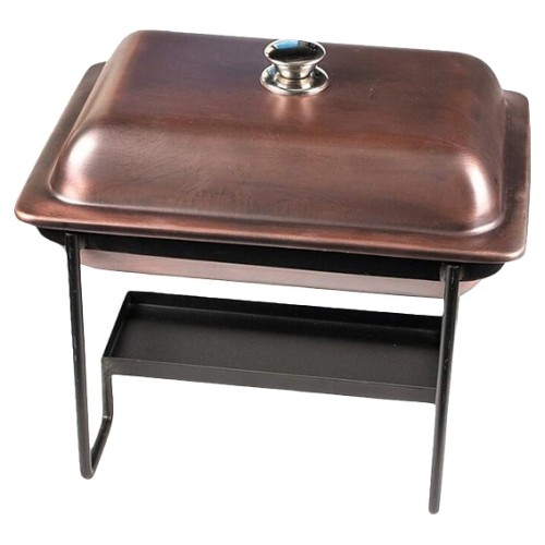 Чафинг-диш P.L. Proff Cuisine 73038004 / SG-95465 (A) 3 л 37х27 см (нерж. сталь) антик на подставке